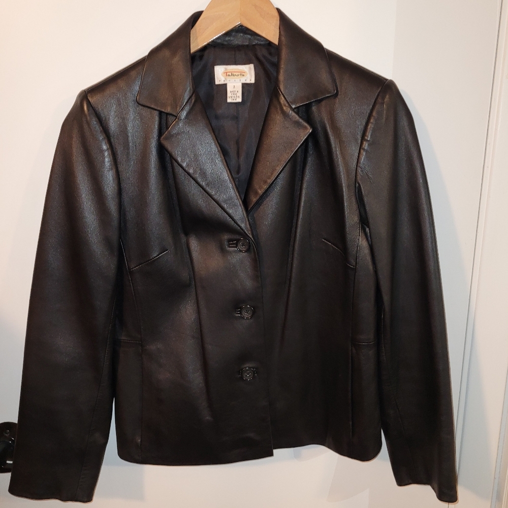 Talbots Leather Jacket 2P